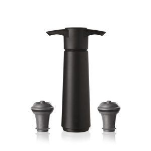 Wine Saver Black | 2 Stoppers