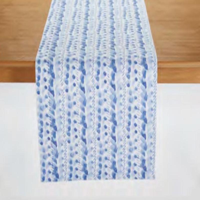 Blue on Blue Table Runner
