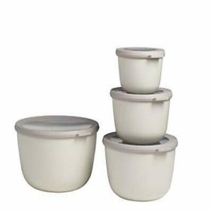 CIRQULA Deep Food Storage Set, Nordic White