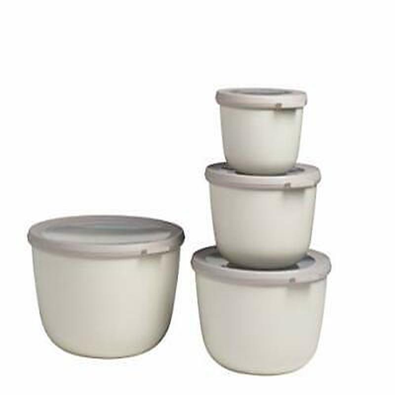 CIRQULA Deep Food Storage Set, Nordic White