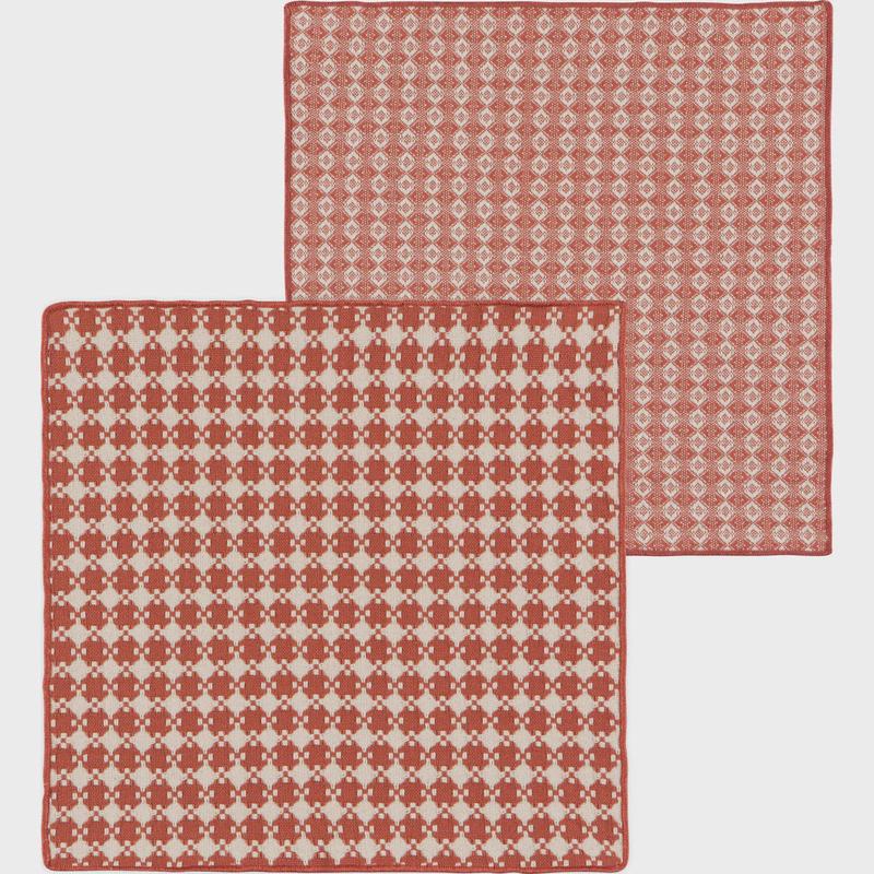 Clay Assorted Woven Dishcloth, Set of 2