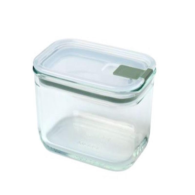 EASYCLIP Rectangle Glass Container, 700ml/23oz