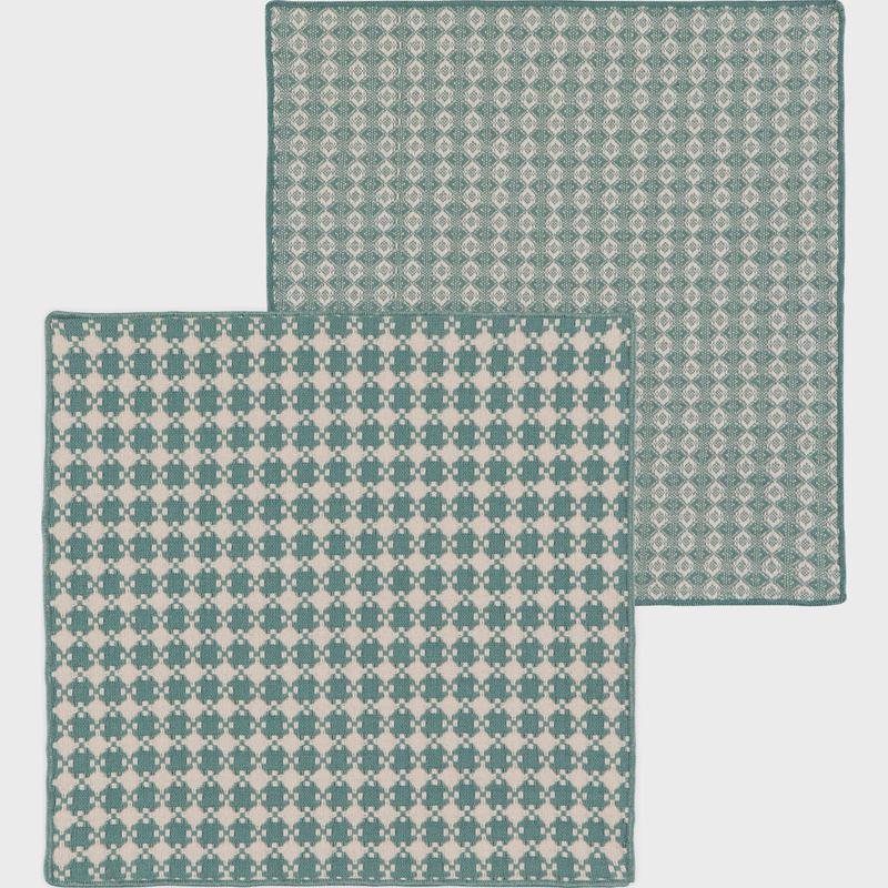 Lagoon Assorted Woven Dishcloth, Set of 2