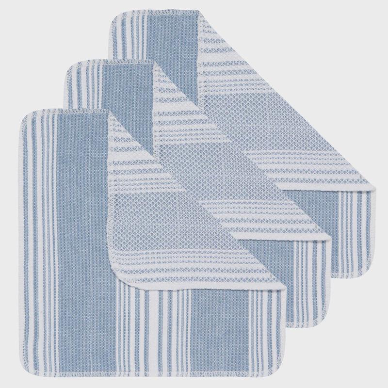 Scrub-It Slate Blue Dishcloths, Set of 3