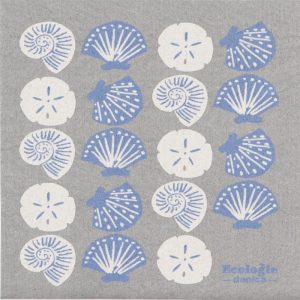 Seaside Shells Swedish Dishcloth