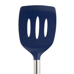 Silicone Slotted Turner Deep Indigo