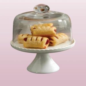 Small Scalloped Cake Stand