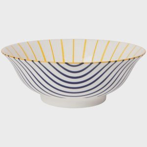 Sunburst Stamped Bowl, 8 inch