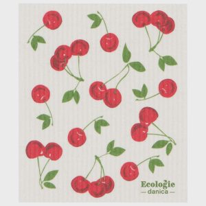 Swedish Dishcloth, Cherries