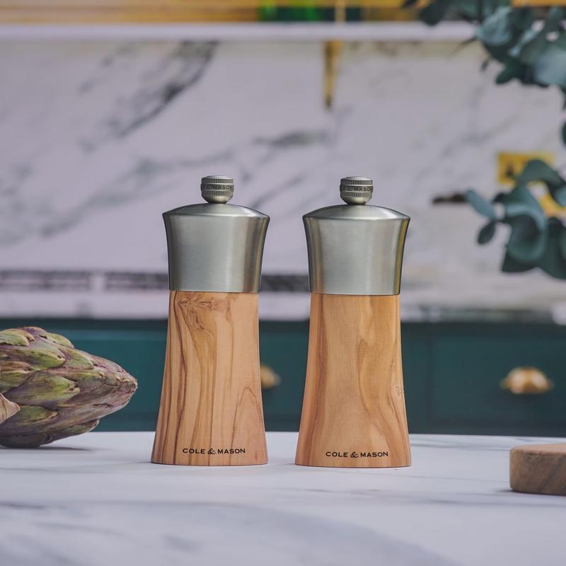 Bromley Olive Wood Salt & Pepper Mills