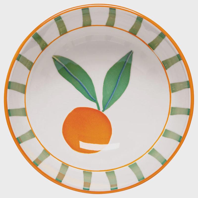 Citrus Burst Stamped Bowl | 4.5 inch