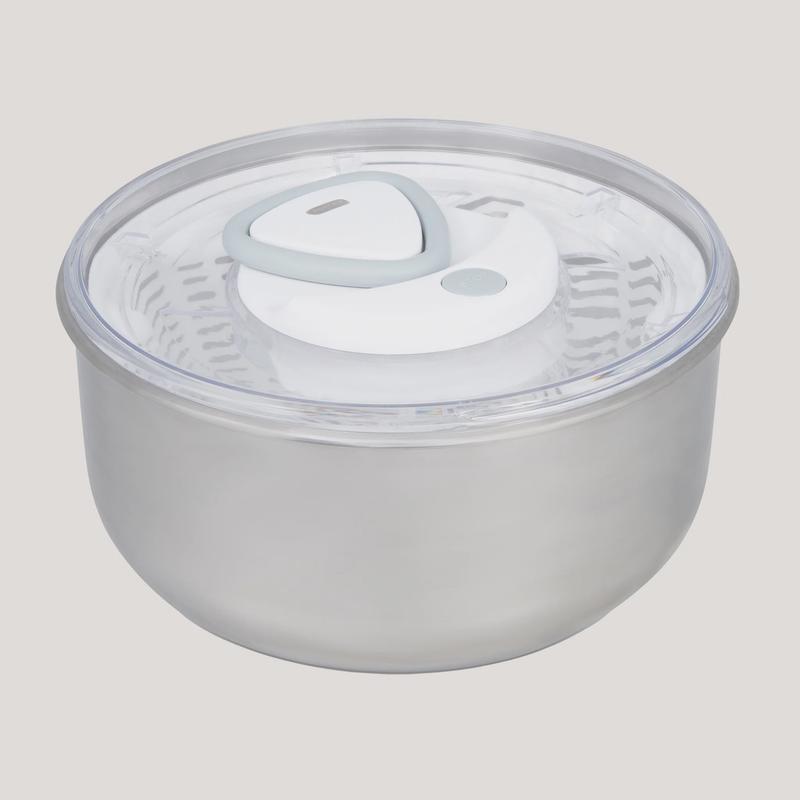 Easy Spin 2 Stainless Steel Salad Spinner Large