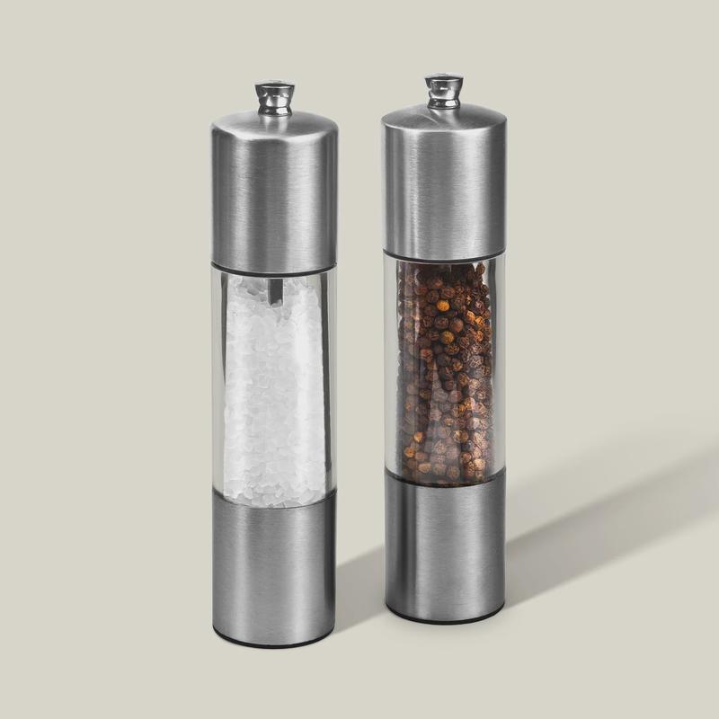 Everyday Stainless Steel Salt & Pepper Mill Set