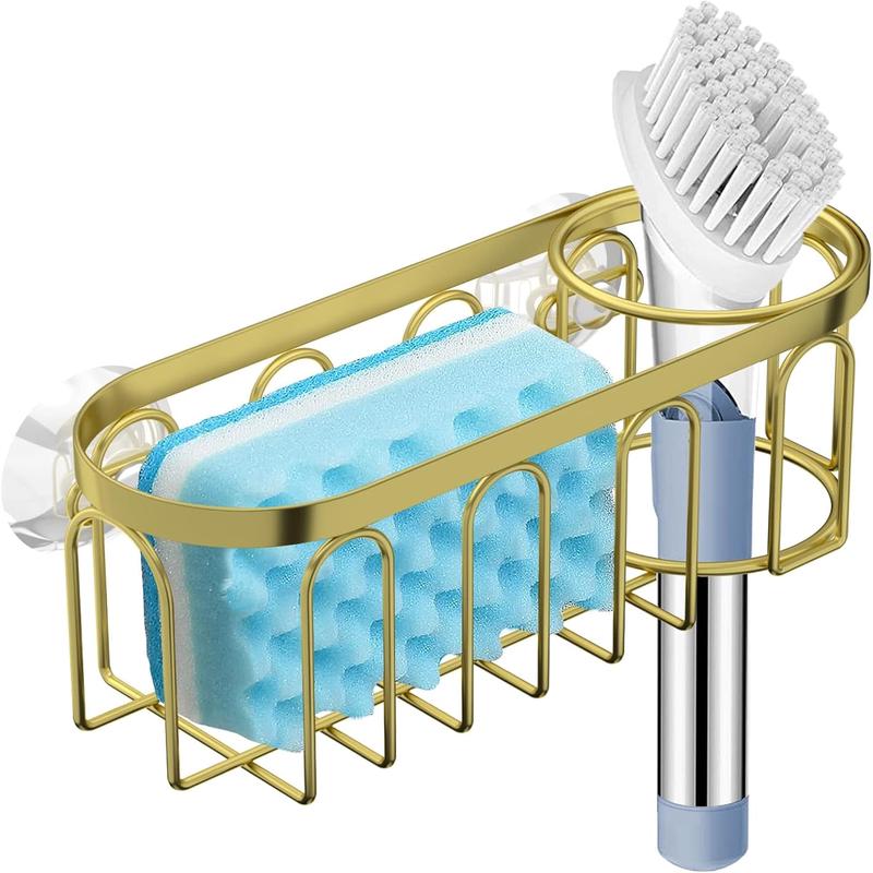 Gold  Sponge Holder for Kitchen Sink