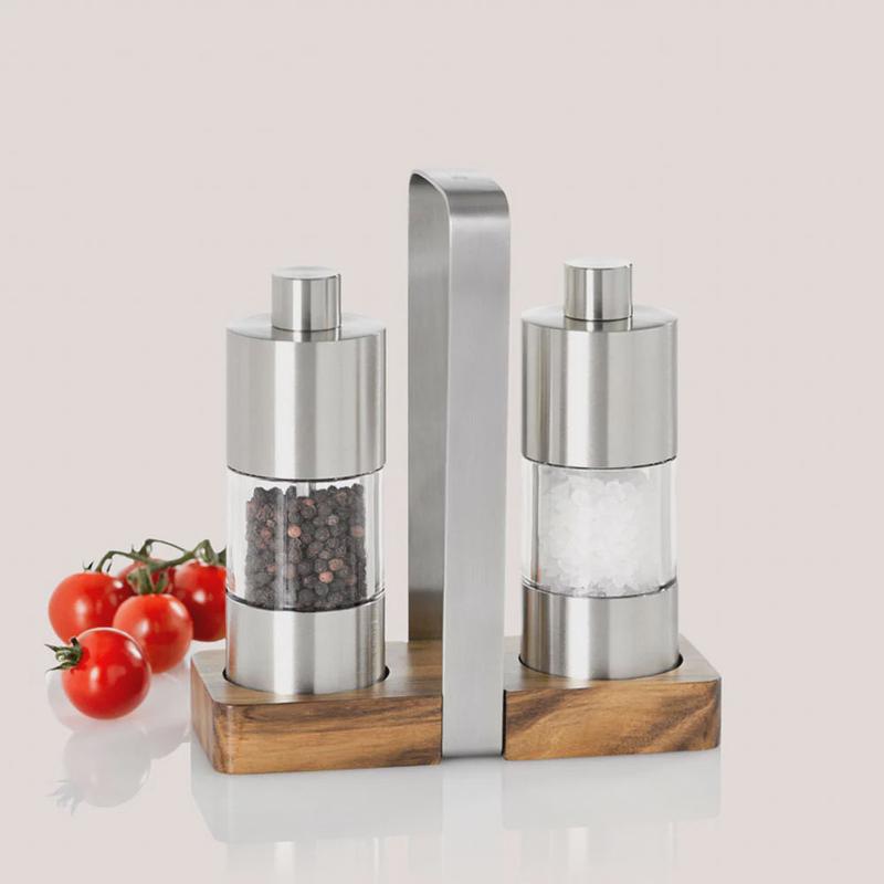 Menage Classic Salt & Pepper Mill with Stand