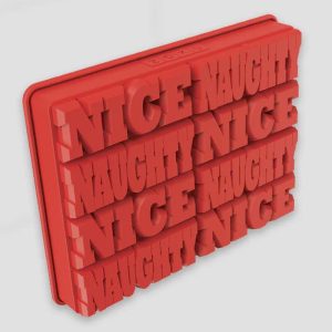 Naughty or Nice Ice Mold