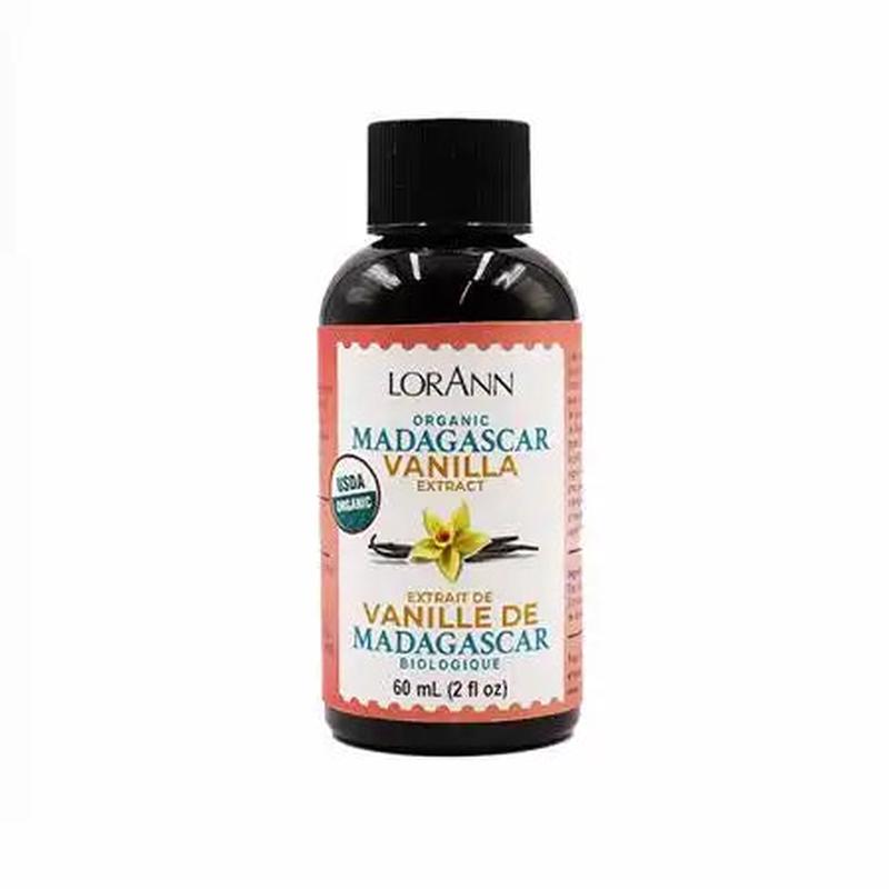 Organic Madagascar Vanilla Bean Extract, 2oz