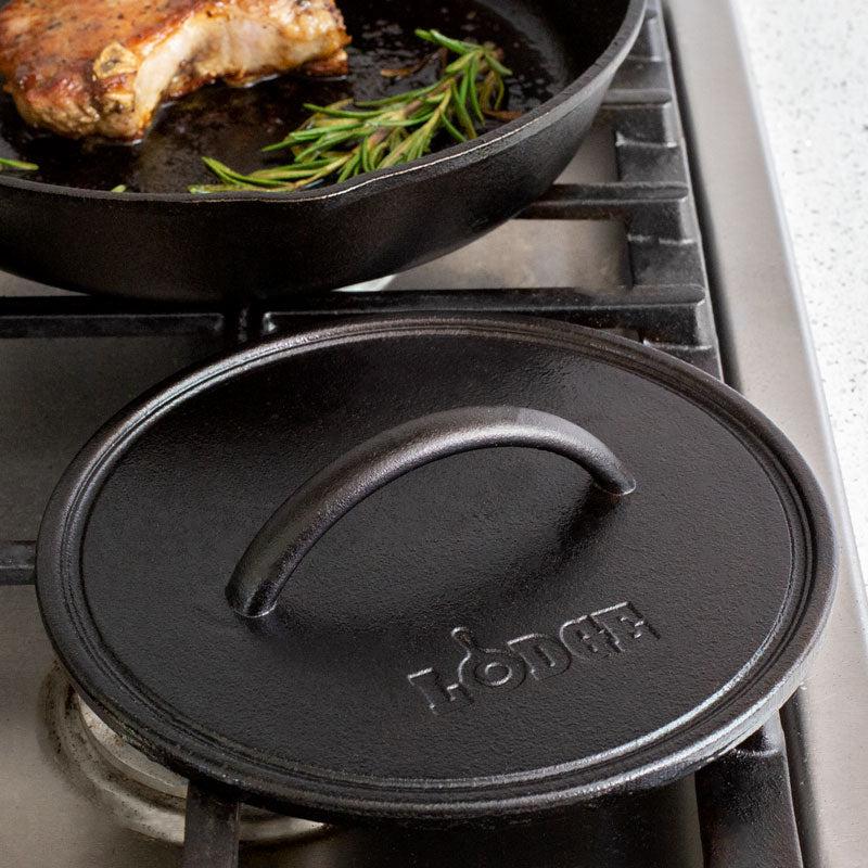 Round Seasoned Cast Iron Grill Press