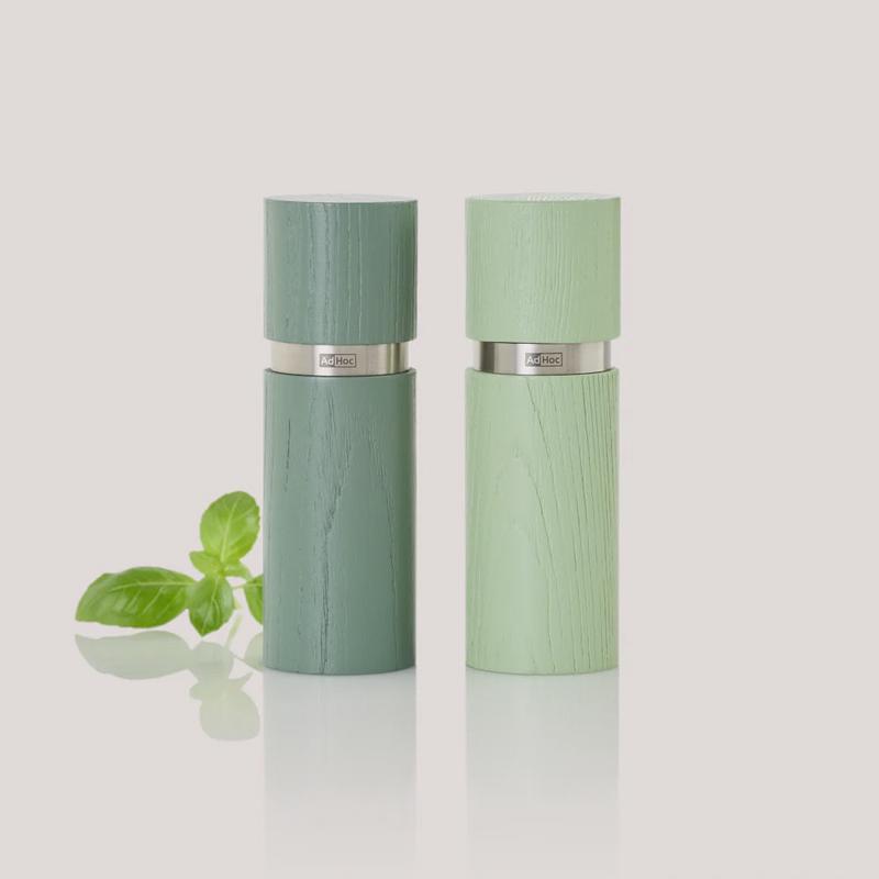 Textura Salt & Pepper Mill Green Set