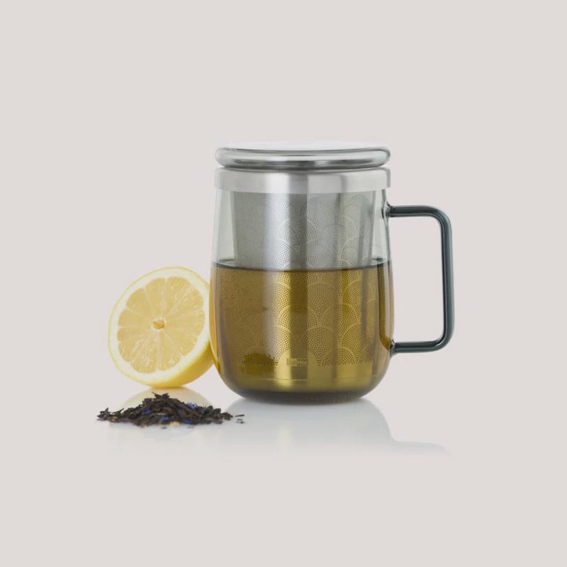 Yuna Tea Glass with Tea Infuser
