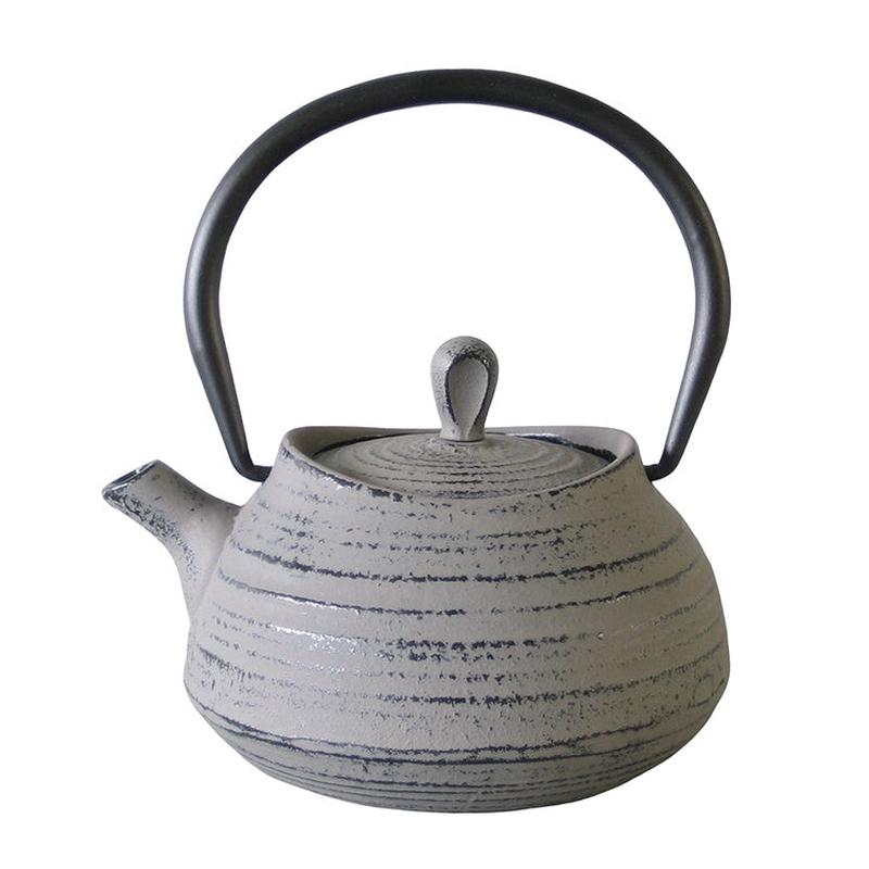 Light Grey Cast Iron Teapot 13.5oz