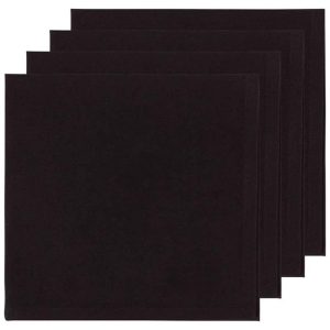 Napkins, Set of 4 | Spectrum Black