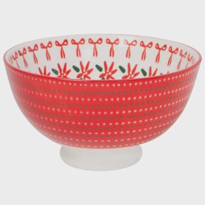 Wreaths Stamped Bowl 4 Inch