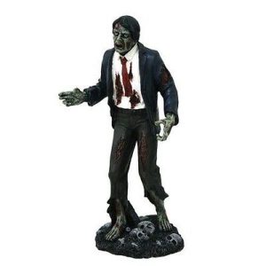 Ebros 10 Inch Zombie Man with Torn Clothes Resin Statue Figurine
