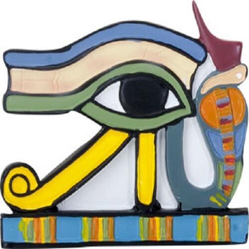 Ebros 2.75 Inch Egyptian Udjat Eye Magnet Set Of 3 Pieces Refrigerator Magnet