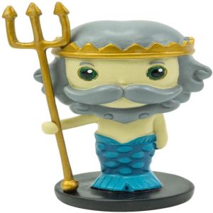 Ebros Greekies Collection Greek Mythology Poseidon with Trident Statue 4.25" H