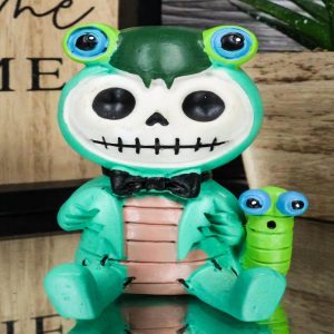 Ebros Furrybones Manny The Mantis Hooded Skeleton Monster Collectible Sculpture