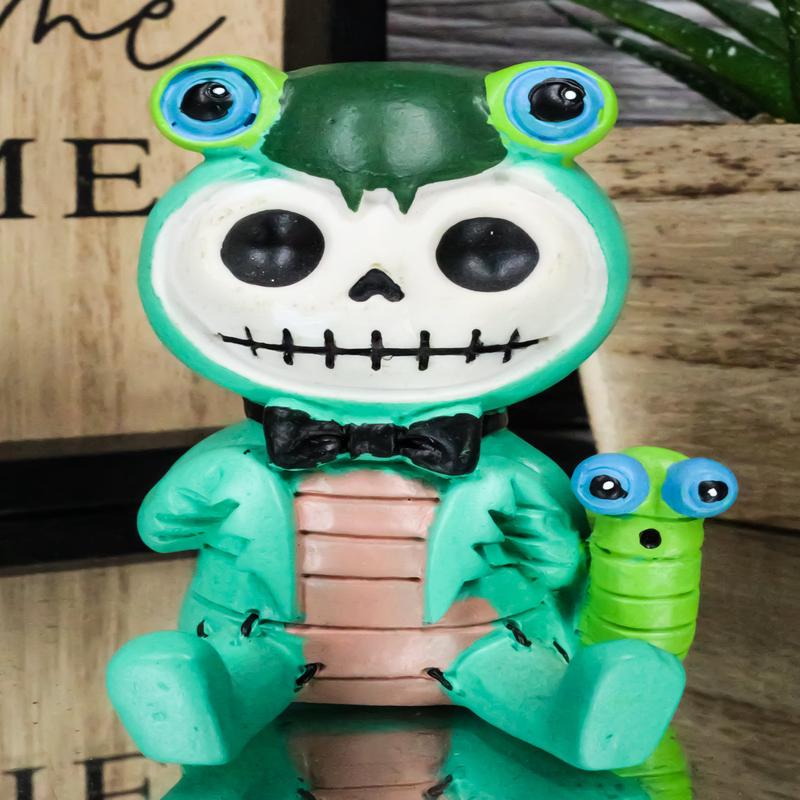 Ebros Furrybones Manny The Mantis Hooded Skeleton Monster Collectible Sculpture