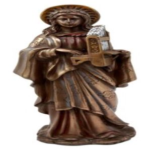 Ebros Gift Catholic Saint Cecilia Figurine 10"H Patroness Of Musicians Roman Martyr Sculpture