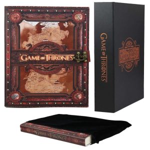 Game of Thrones Seven Kingdoms Map House Sigils Large Embossed Journal 7"x10"