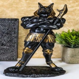 Ebros Ancient Egyptian God Anubis Figurine 11" Tall Jackal God Mummification