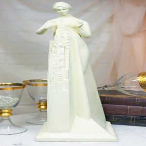 Ebros Frank Lloyd Wright Art Lady Flower In The Crannied Wall Statue 18"H