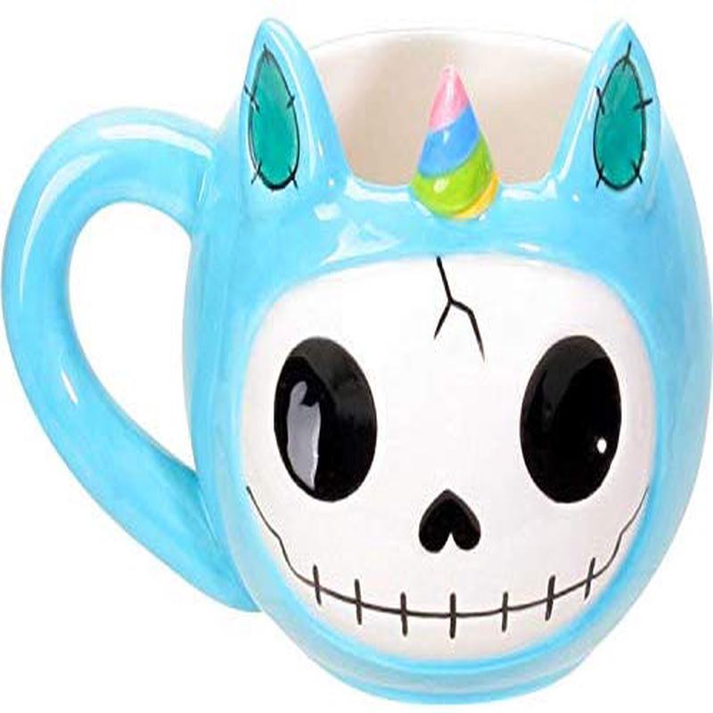 Ebros Gift Furrybones Coffee Mug Beverage Cups 14 fl oz Mugs (Unie Mug)