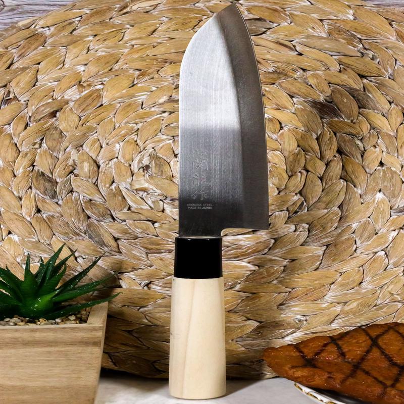 Ebros Gift Japanese Chef Sushi Multipurpose Santoku Bocho Kitchen Knife Made In Japan