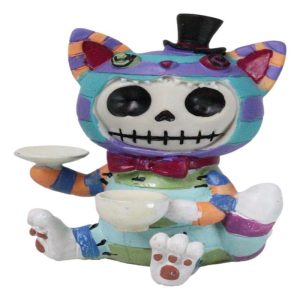 Furry Bones Whimsical Wonderland Cheshire Cat Alice Decor Figurine Furrybones