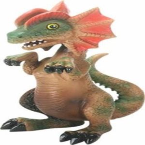 Ebros Gift Small 4" Tall Dilophosaurus Figurine Theropod Dinosaur Jurassic