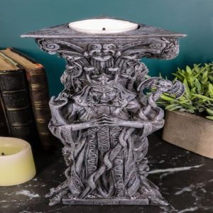 Ebros Gift Triple Goddess Maiden Expectant Mother & Crone Pagan Worship Decorative Candle Holder Figurine