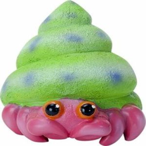 Ebros Hermie The Hermit Crab Figurine Small 2 Inch Tall Statue Sea Creature Coll