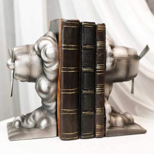 Ebros Vintage Industrial Airplane Engine Resin Figurine Bookends Set 6"H