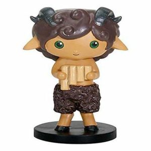 Greekies Greek God Of The Wild Music And Lust Pan Holding Flute Figurine 3.75"H