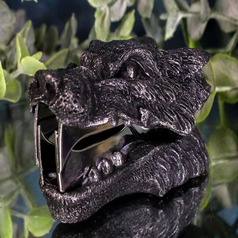 Ebros Gift Werewolf Head Staple Remover 2.75"L Desktop Office Accessory Stationery Essentials Timber Wolf Collectible Figurine