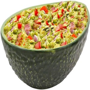 Ebros Gourmet Kitchen Half Split Avocado Large Serving Bowl 10.5"L Home Decor