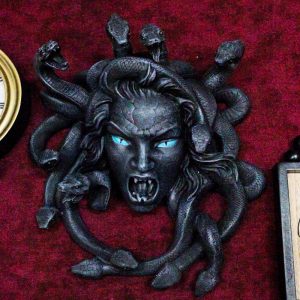Ebros Greek Mythology Gorgon Goddess Medusa Head with Hair of Snakes Wall Decor