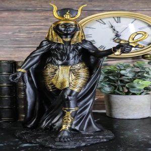 Ebros Egyptian Goddess Hathor Statue 11"H Deity Of Motherhood Joy Love Feminism