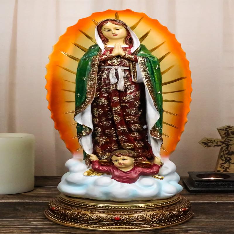 Ebros Large Blessed Virgin Our Lady of Guadalupe Statue 16.25"Tall Holy Mother Mary