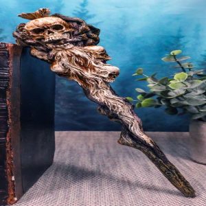 Ebros Necromancer Skulls Cosplay Wand 9.5" Tall Accessory Fantasy Decor
